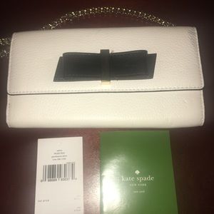 KATE SPADE Milou Parchment Drive Chain Wallet